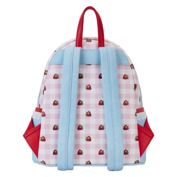 Mini sac à dos en denim Charlotte aux fraises - Loungefly
