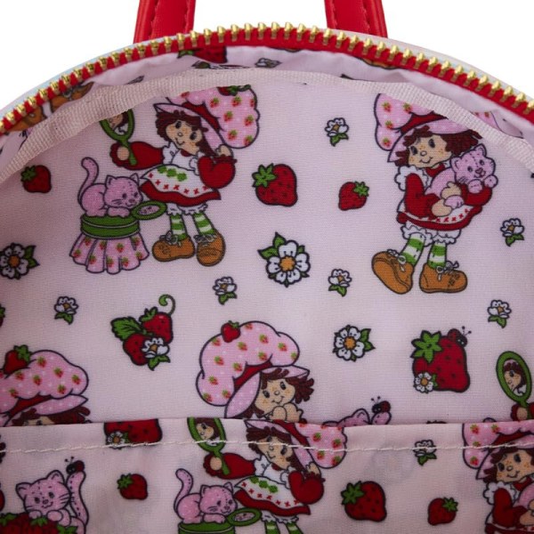 Mini sac à dos en denim Charlotte aux fraises - Loungefly