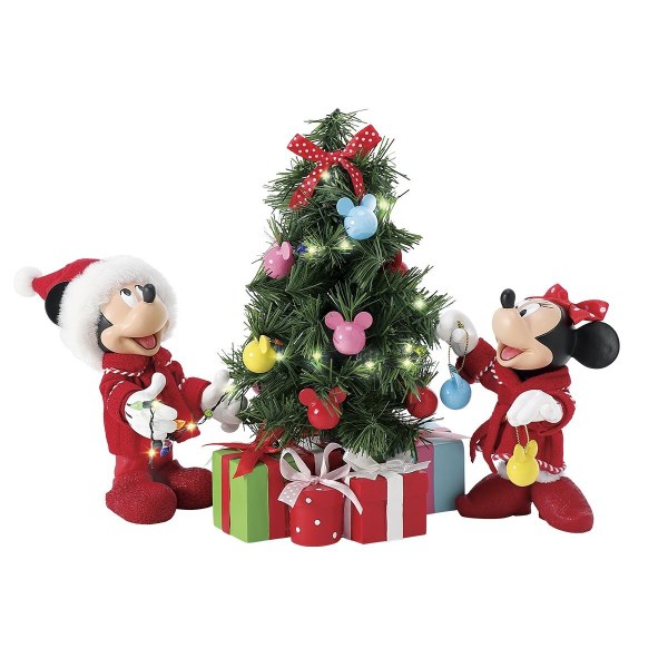 DÉCORATION MICKEY ET MINNIE MOUSE - DISNEY DEPARTMENT 56