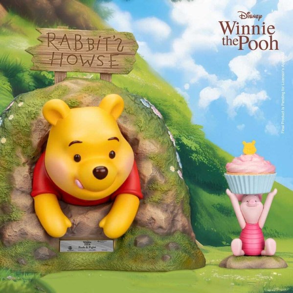 Statuette Disney Master Craft Winnie l'Ourson et Porcinet 33 cm