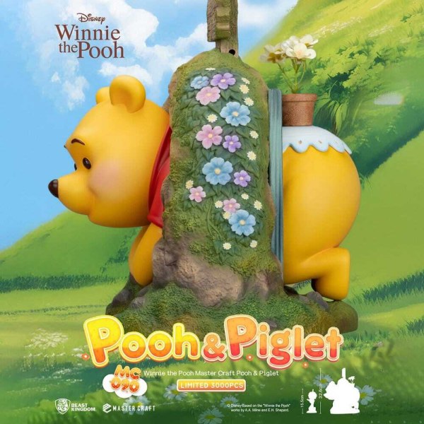 Statuette Disney Master Craft Winnie l'Ourson et Porcinet 33 cm