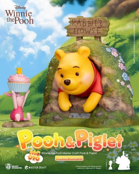 Statuette Disney Master Craft Winnie l'Ourson et Porcinet 33 cm