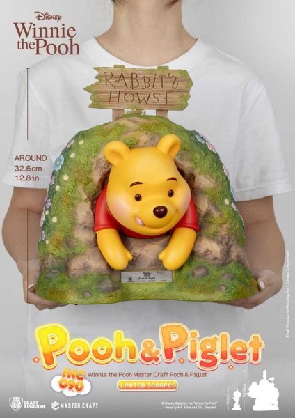 Statuette Disney Master Craft Winnie l'Ourson et Porcinet 33 cm