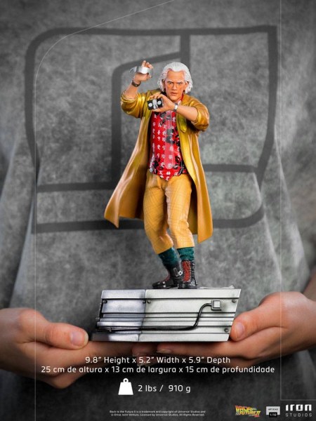 Retour vers le Futur II Statuette 1/10 Art Scale Doc Brown 25 cm