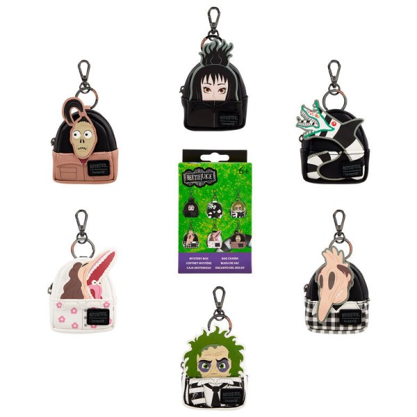 Porte-clés mystère – Mini sac à dos Loungefly – Beetlejuice