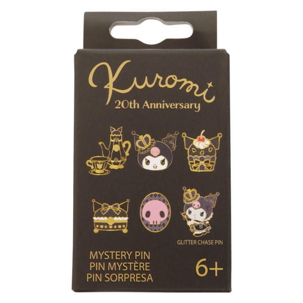 Boîte surprise mystère – Pin's en émail – Hello Kitty Kuromi 20e anniversaire