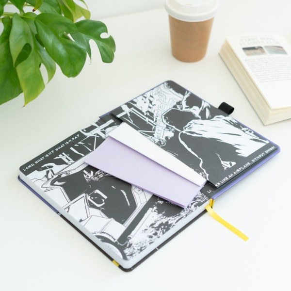 CARNET DE NOTES A5 PREMIUM AVEC STYLO PROJECTEUR - RETOUR VERS LE FUTUR