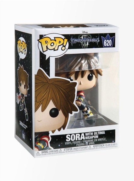 Figurine vinyle Disney POP! 620 Kingdom Hearts 3 Sora avec l'arme Ultima, 9 cm