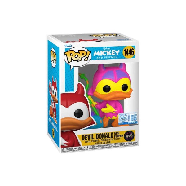 Figurine Pop! 1446 Disney : Donald le diable avec une citrouille
