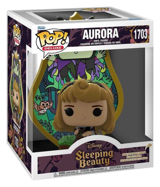 FUNKO POP! 1703 Deluxe Aurora avec vitrail - Disney La Belle au Bois Dormant