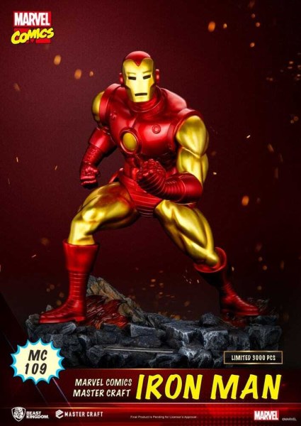Marvel Comics statuette Master Craft Iron Man 29 cm