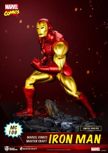 Marvel Comics statuette Master Craft Iron Man 29 cm