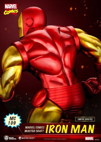 Marvel Comics statuette Master Craft Iron Man 29 cm