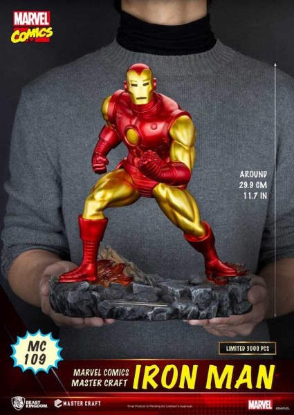 Marvel Comics statuette Master Craft Iron Man 29 cm