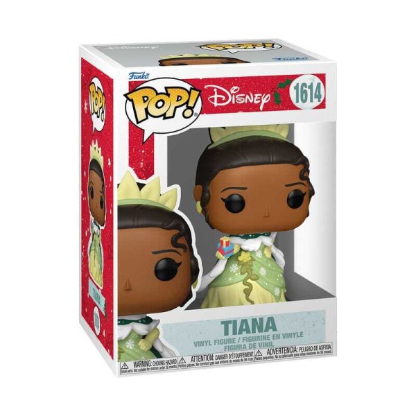 Figurine Disney Princess POP! 1614 en vinyle Tiana de Noël