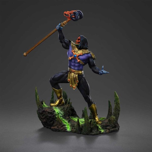 Art Scale Skeletor Disco 28 cm (exclusivité heo) - Iron Studios Les Maîtres de l'univers