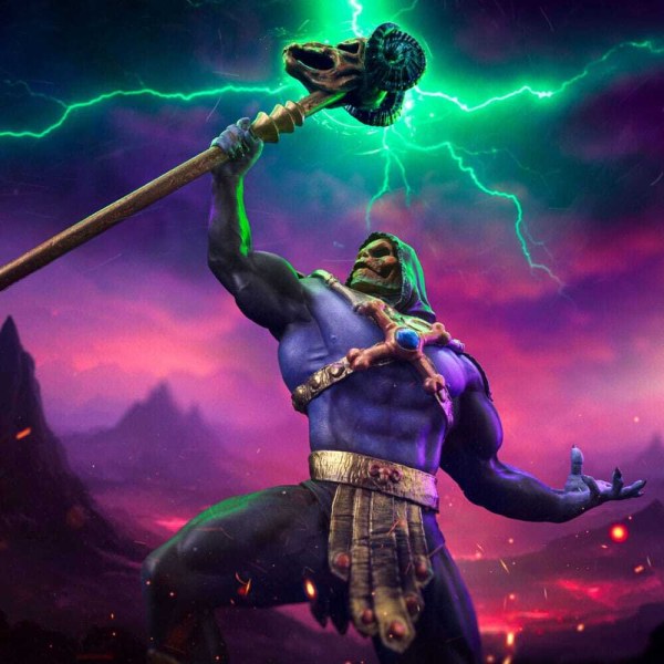 Art Scale Skeletor Disco 28 cm (exclusivité heo) - Iron Studios Les Maîtres de l'univers