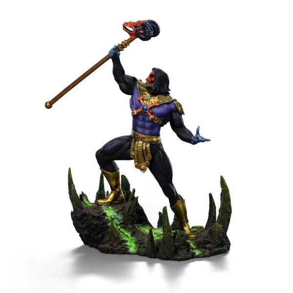 Art Scale Skeletor Disco 28 cm (exclusivité heo) - Iron Studios Les Maîtres de l'univers
