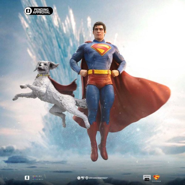 Figurine Superman et Krypto Art Scale 32 cm - Iron Studios Superman Legacy