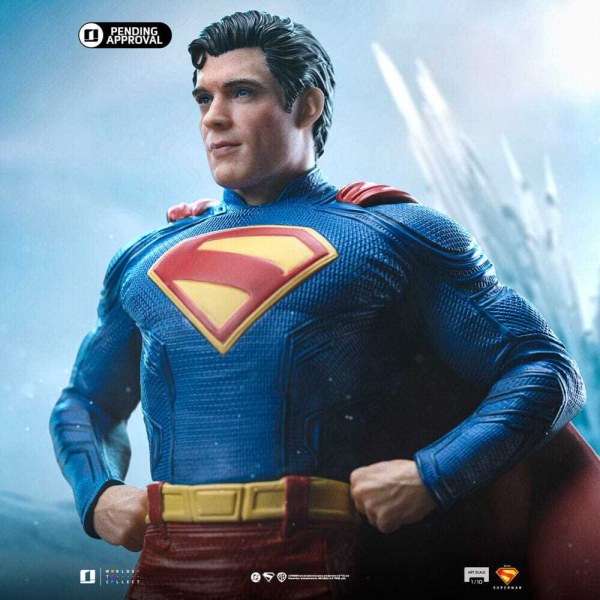 Figurine Superman et Krypto Art Scale 32 cm - Iron Studios Superman Legacy