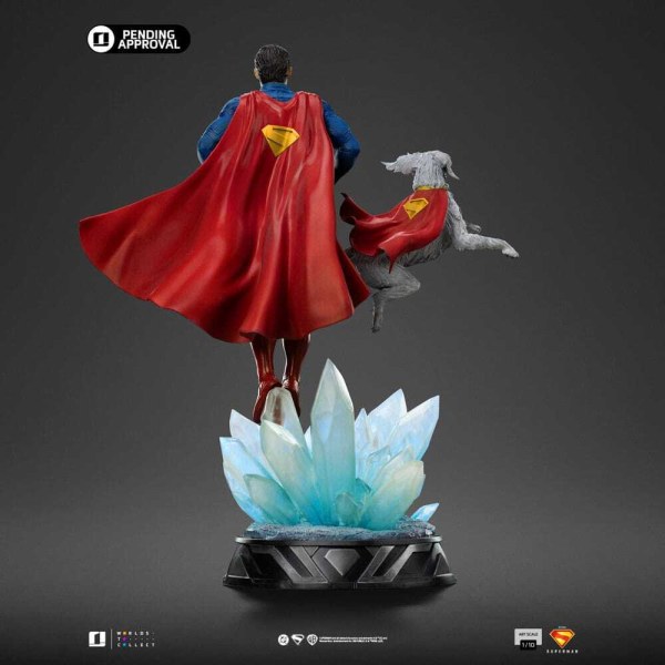 Figurine Superman et Krypto Art Scale 32 cm - Iron Studios Superman Legacy