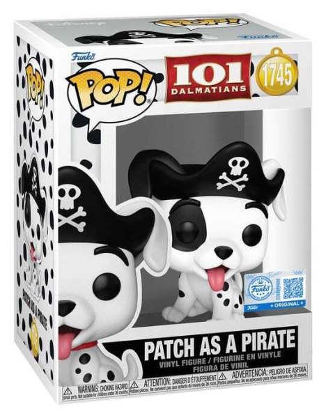 FUNKO POP! 1745 Patch (Costume de pirate) - Disney 101 Dalmatiens