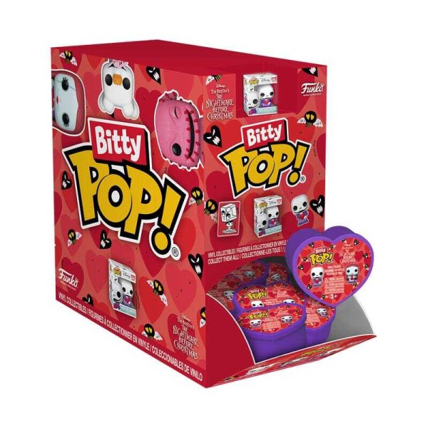 Bitty POP! Personnage mystère Saint-Valentin - Disney L'Étrange Noël de Monsieur Jack