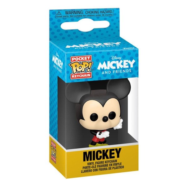 porte-clés Mickey Mouse Disney Pocket POP! en vinyle de 4 cm