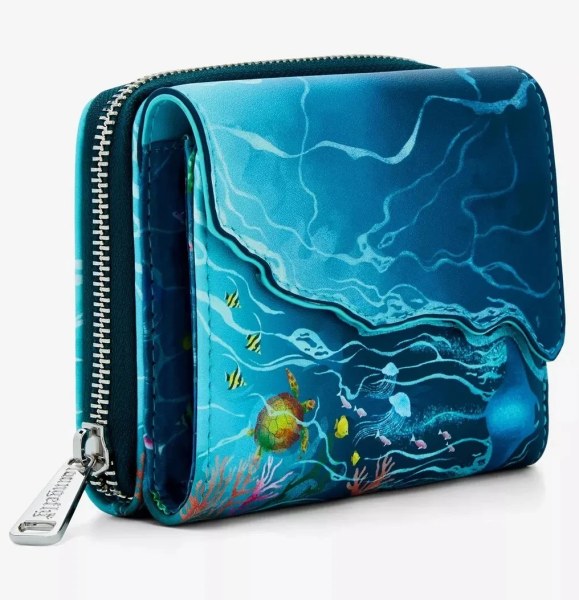 PORTEFEUILLE MOUVEMENT DE L'EAU - DISNEY LOUNGEFLY VAIANA