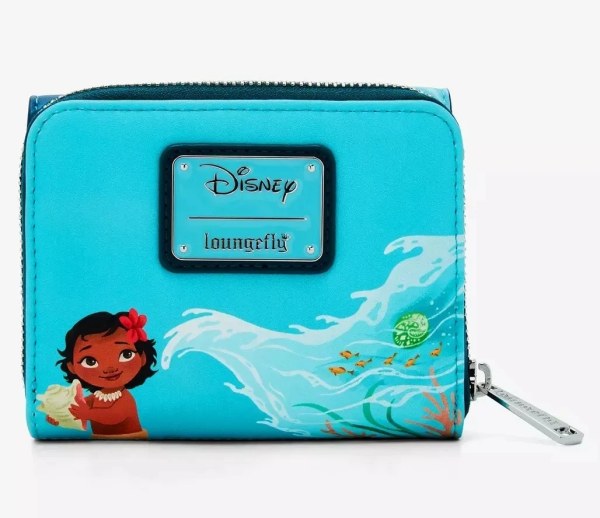 PORTEFEUILLE MOUVEMENT DE L'EAU - DISNEY LOUNGEFLY VAIANA