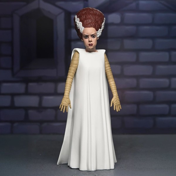 Monstres Universels – Figurine articulée de 15 cm – Toony Terrors – La Fiancée de Frankenstein