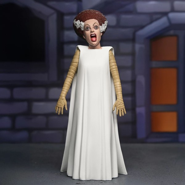 Monstres Universels – Figurine articulée de 15 cm – Toony Terrors – La Fiancée de Frankenstein