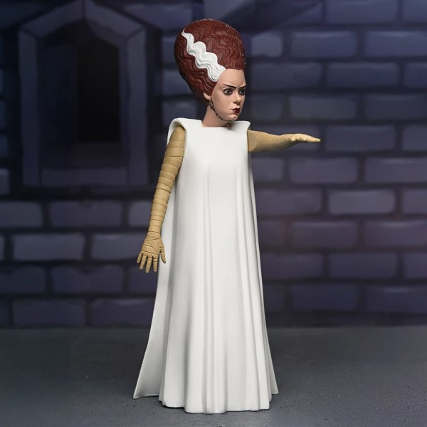 Monstres Universels – Figurine articulée de 15 cm – Toony Terrors – La Fiancée de Frankenstein