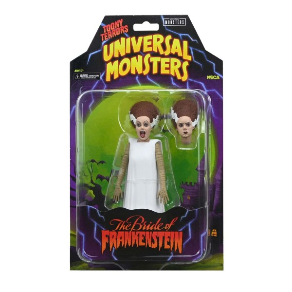Monstres Universels – Figurine articulée de 15 cm – Toony Terrors – La Fiancée de Frankenstein