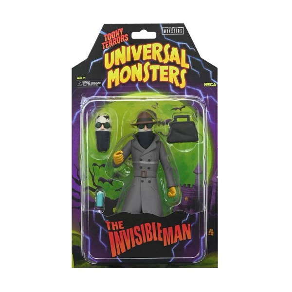 Monstres Universels – Figurine articulée de 15 cm – Toony Terrors – L'Homme Invisible