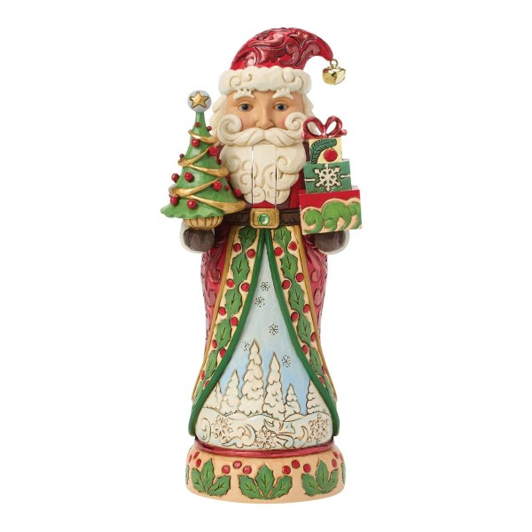 Casse-Noisette Père Noël rouge et vert - Jim Shore