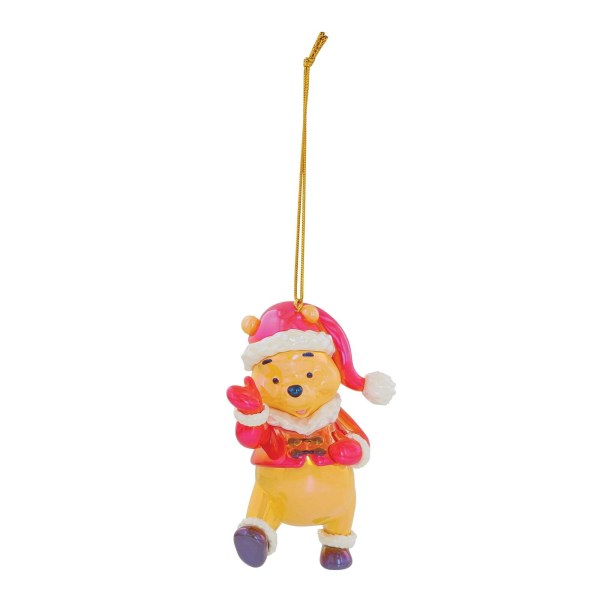 SUSPENSION EN PVC IRISE WINNIE L'OURSON DE NOËL - DISNEY DEPARTMENT 56