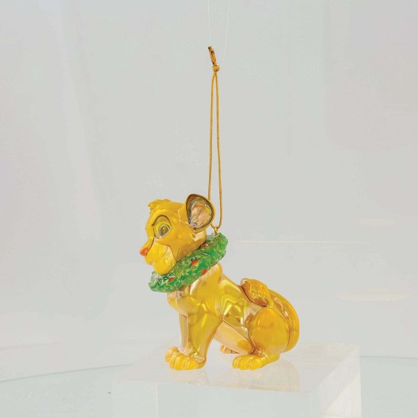 SUSPENSION EN PVC IRISE SIMBA COURONNE DE NOËL - DISNEY DEPARTMENT 56