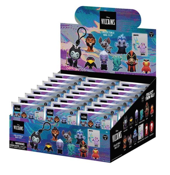 Pochette surprise porte-clés 3D Méchants Série 4 - Disney Villains