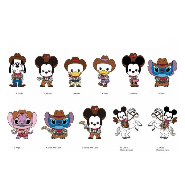 Pochette surprise porte-clés 3D Western série 72 - Disney Classique