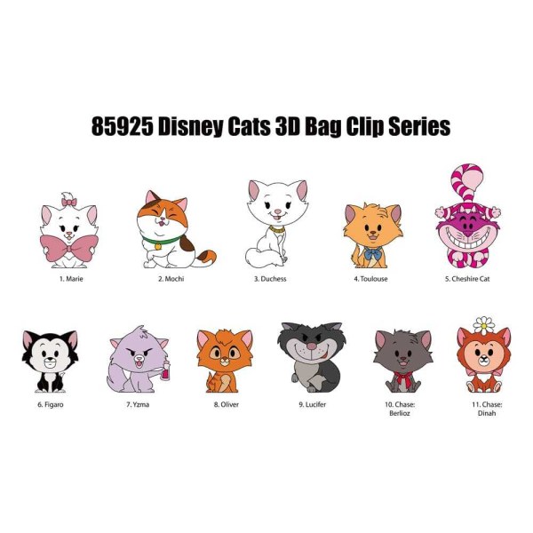 Pochette surprise porte-clés 3D Chats Série 69 - Disney