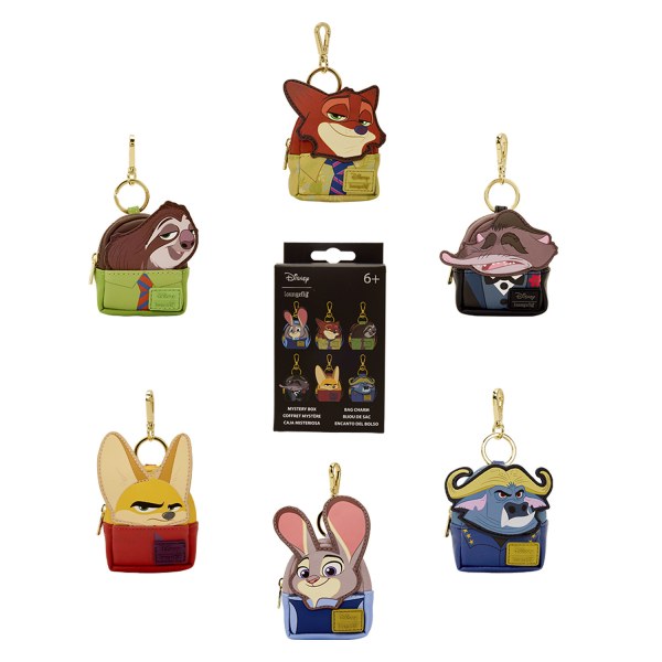 Porte-clés mini sac à dos mystère Zootopie - Disney Loungefly