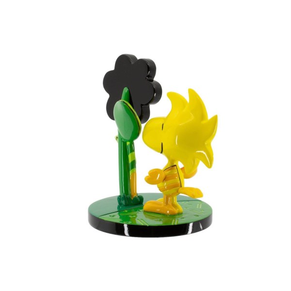 Mini figurine Woodstock avec une fleur - Britto Peanuts