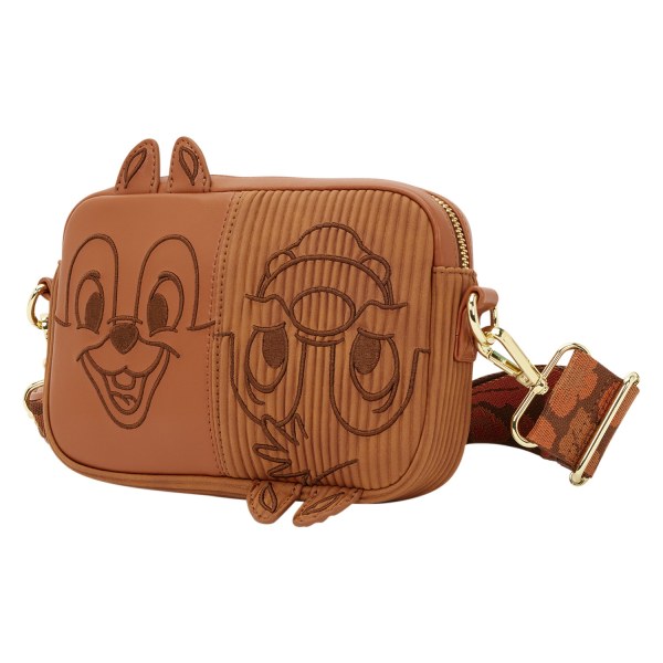 Sac à bandoulière en velours côtelé avec porte-monnaie Tic et Tac - Disney Loungefly