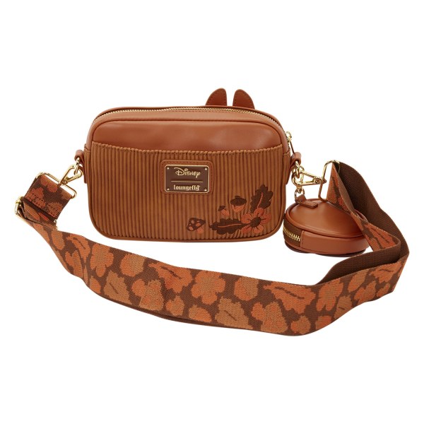 Sac à bandoulière en velours côtelé avec porte-monnaie Tic et Tac - Disney Loungefly