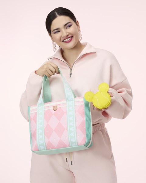 Sac Tote de tennis avec porte-monnaie Mickey et ses amis - Disney Loungefly