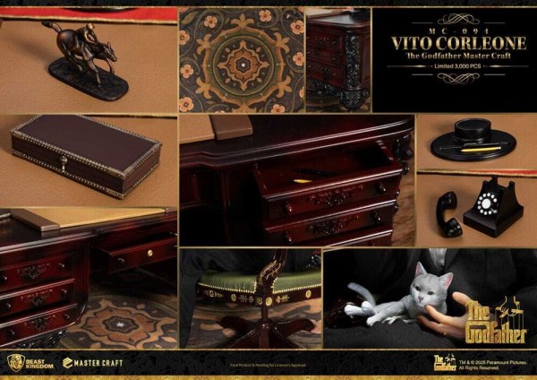 Figurine Le Parrain Vito Corleone Master Craft 31 cm