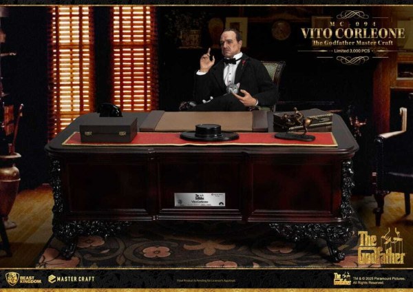 Figurine Le Parrain Vito Corleone Master Craft 31 cm