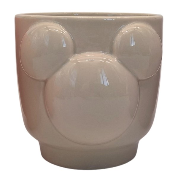 Mini pot de fleurs 3D oreilles de Mickey beige 10 cm – Disney