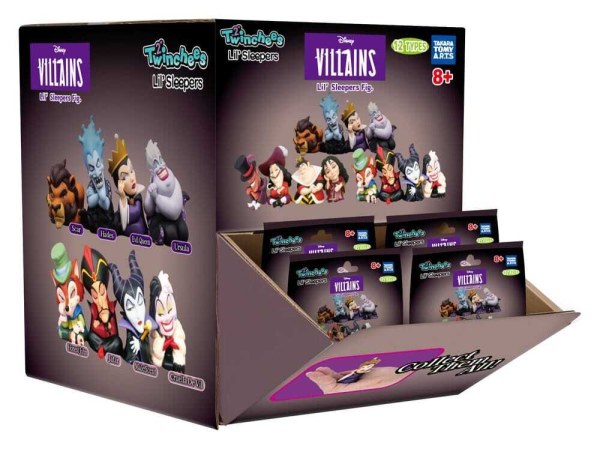 Sachet mystère Figurine des méchants Twinchees Lil' Sleeper 5 cm - Disney Villains